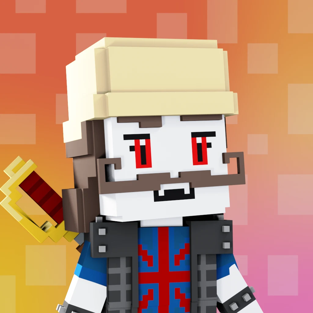 Pirate #3614 voxel render