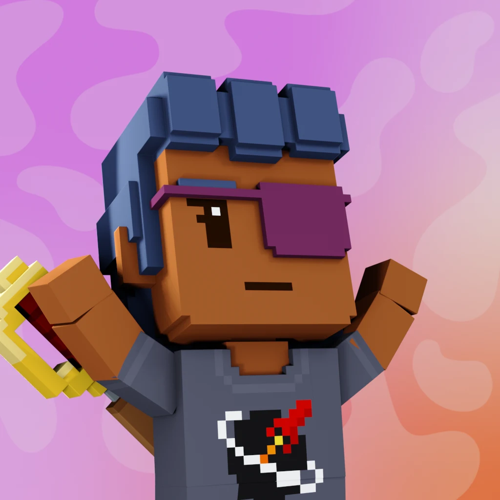 Pirate #3615 voxel render