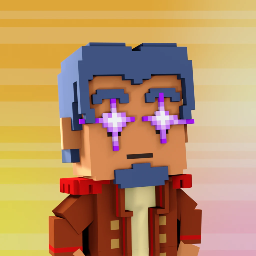 Pirate #3616 voxel render