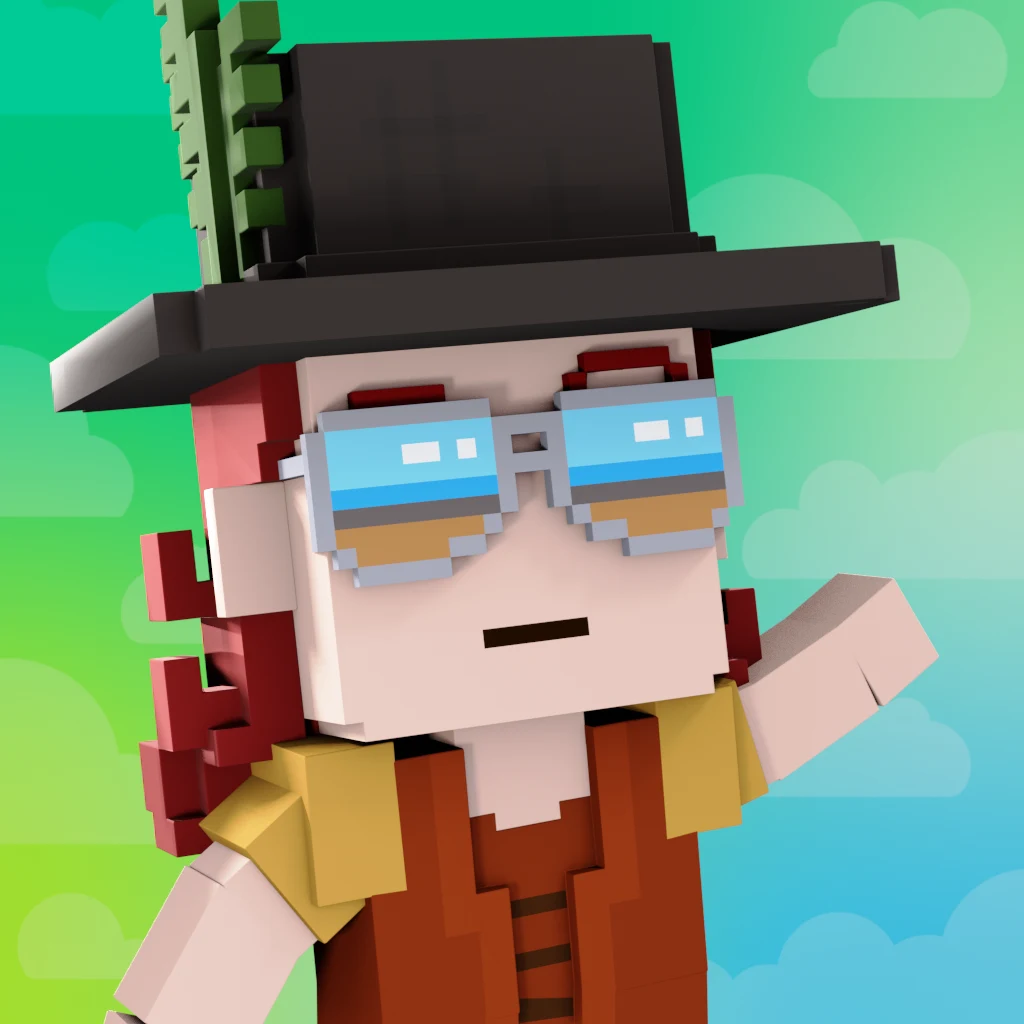 Pirate #3617 voxel render
