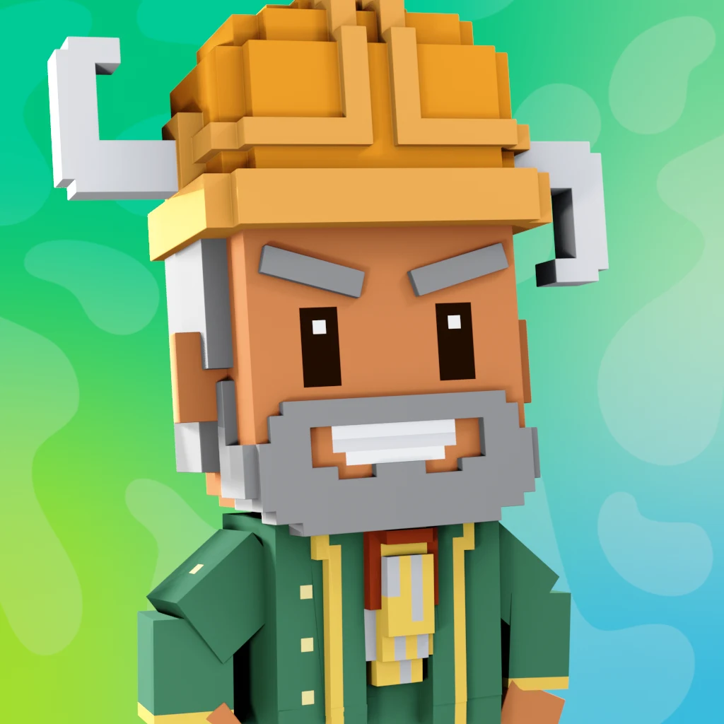 Pirate #3622 voxel render