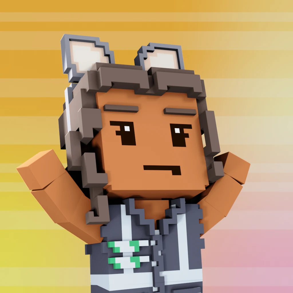 Pirate #3623 voxel render