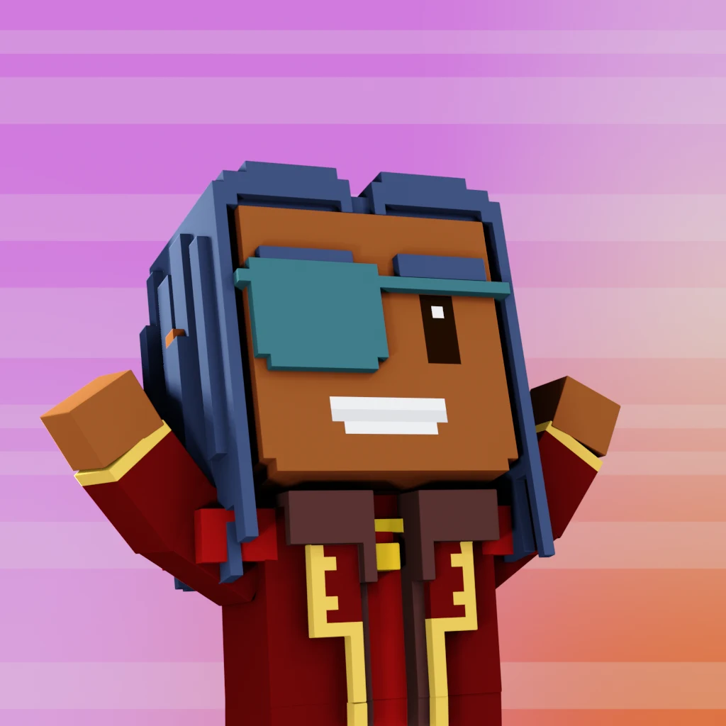 Pirate #3625 voxel render