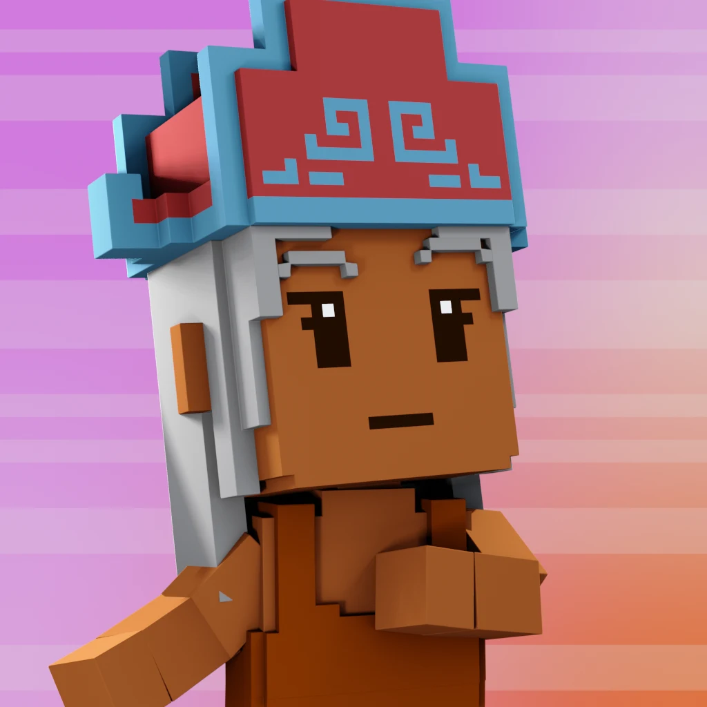Pirate #3626 voxel render