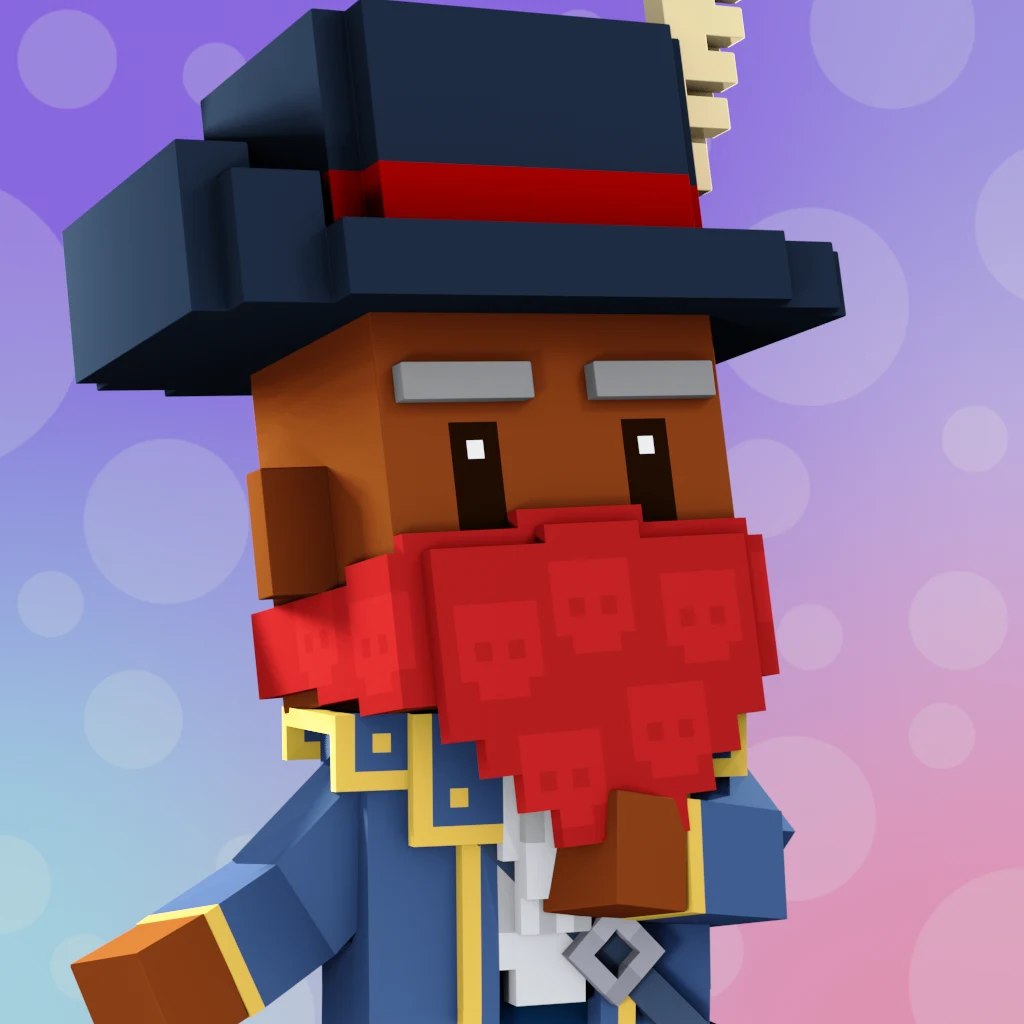 Pirate #3630 voxel render
