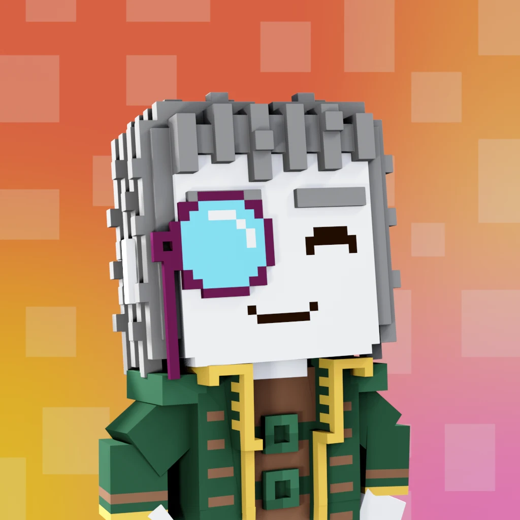 Pirate #3631 voxel render
