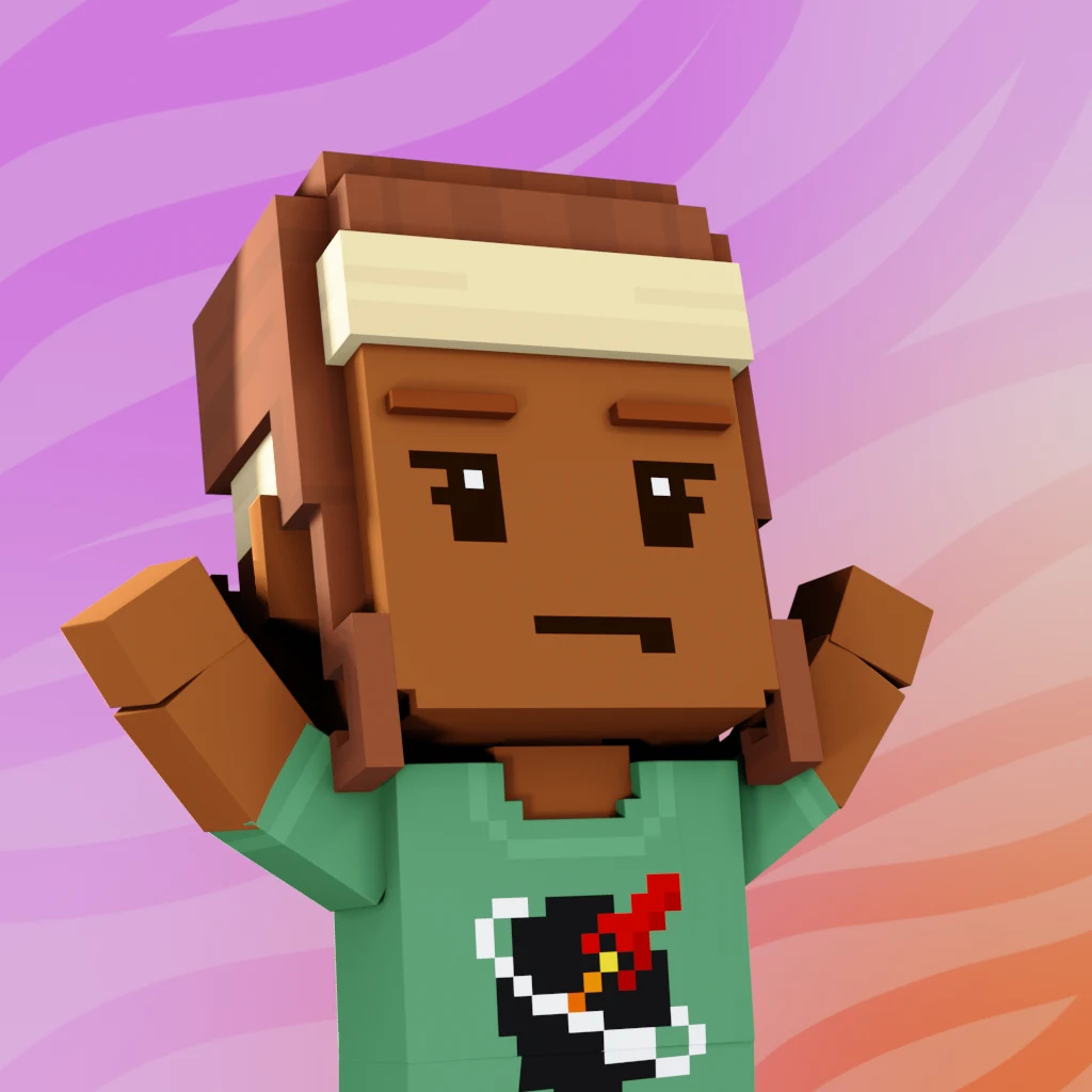 Pirate #3632 voxel render