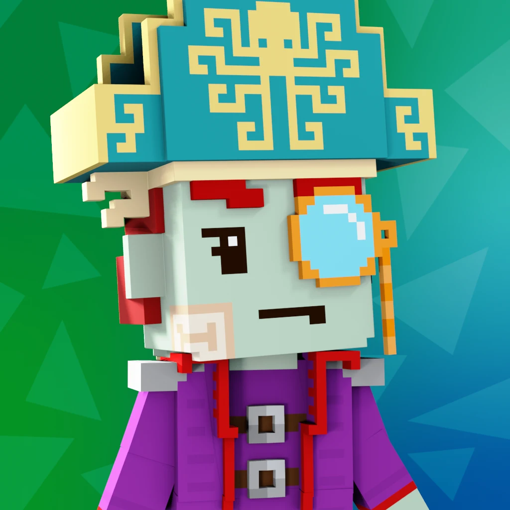 Pirate #3633 voxel render