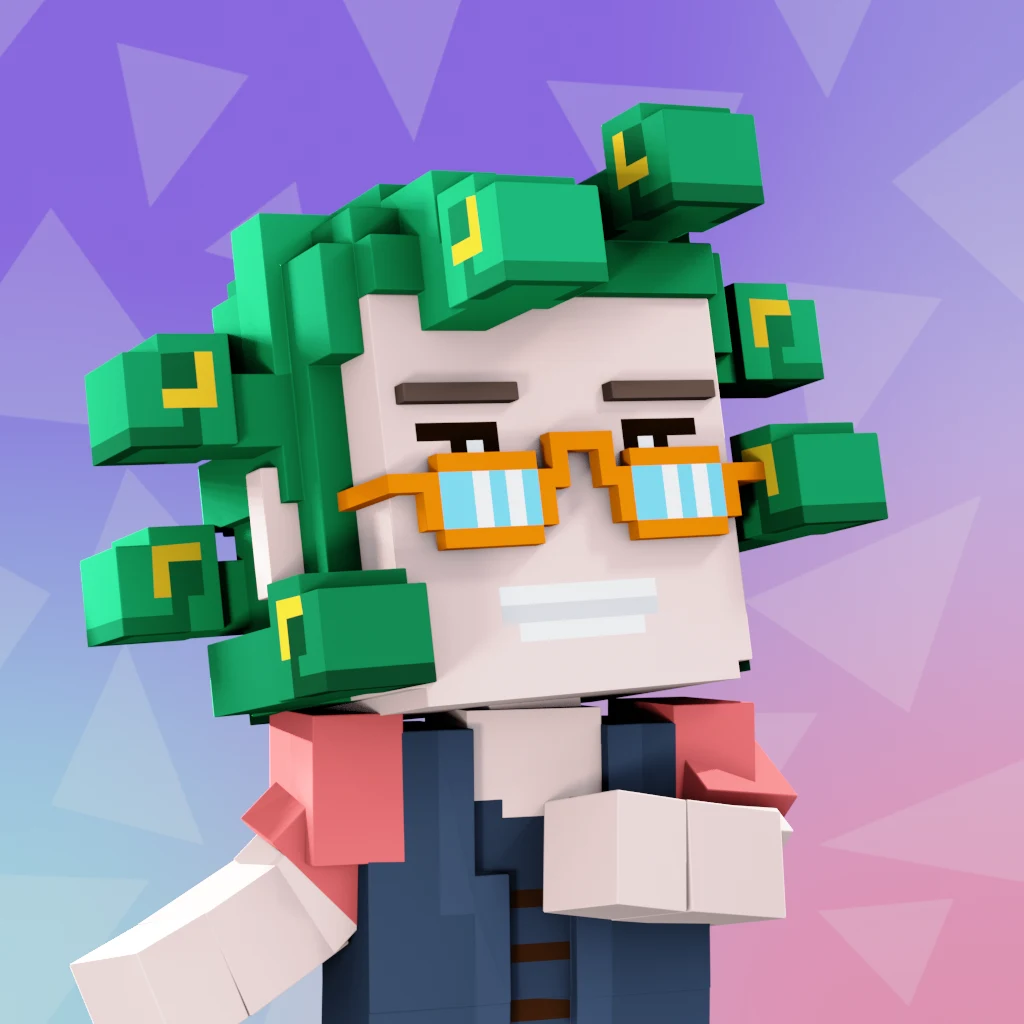 Pirate #3635 voxel render