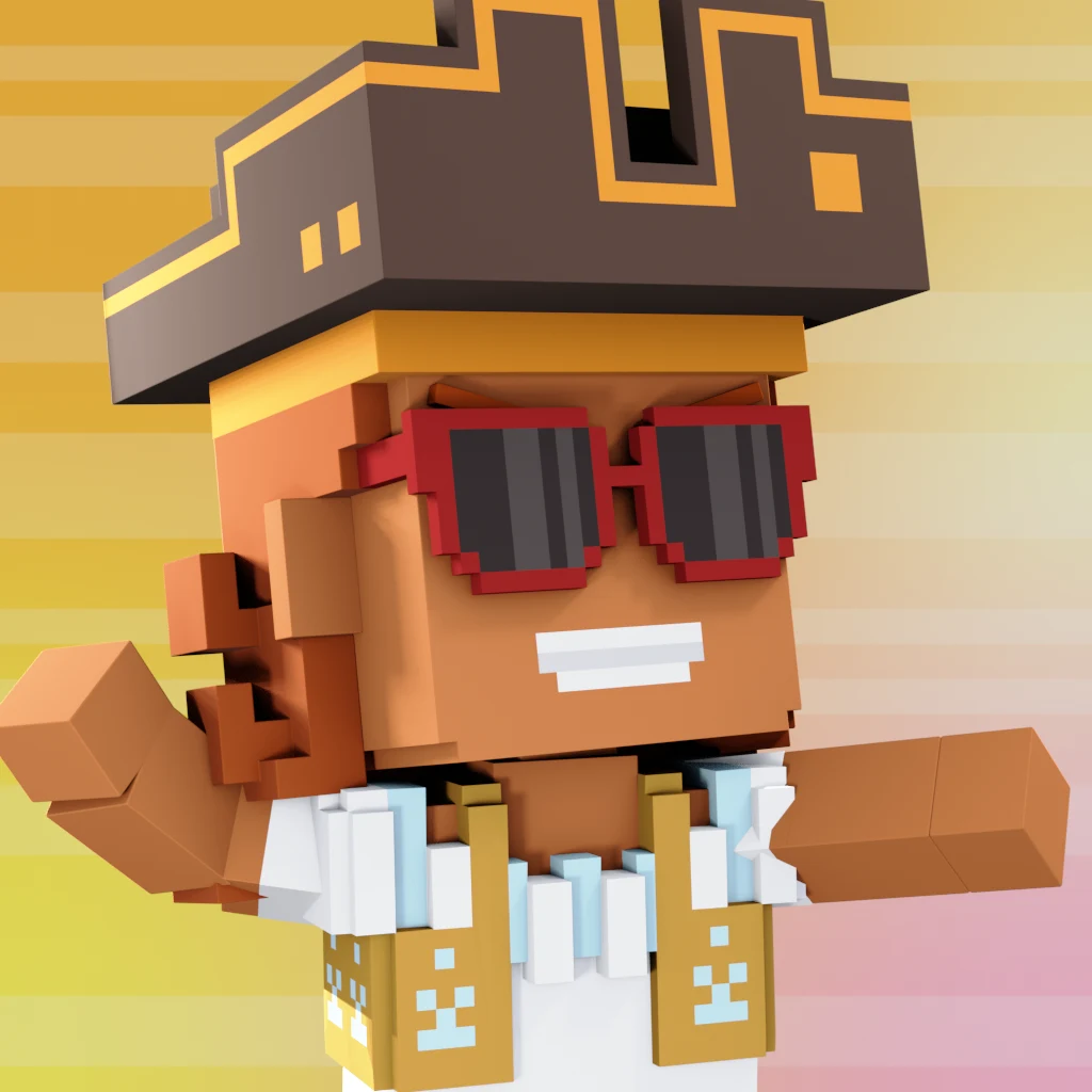 Pirate #3636 voxel render