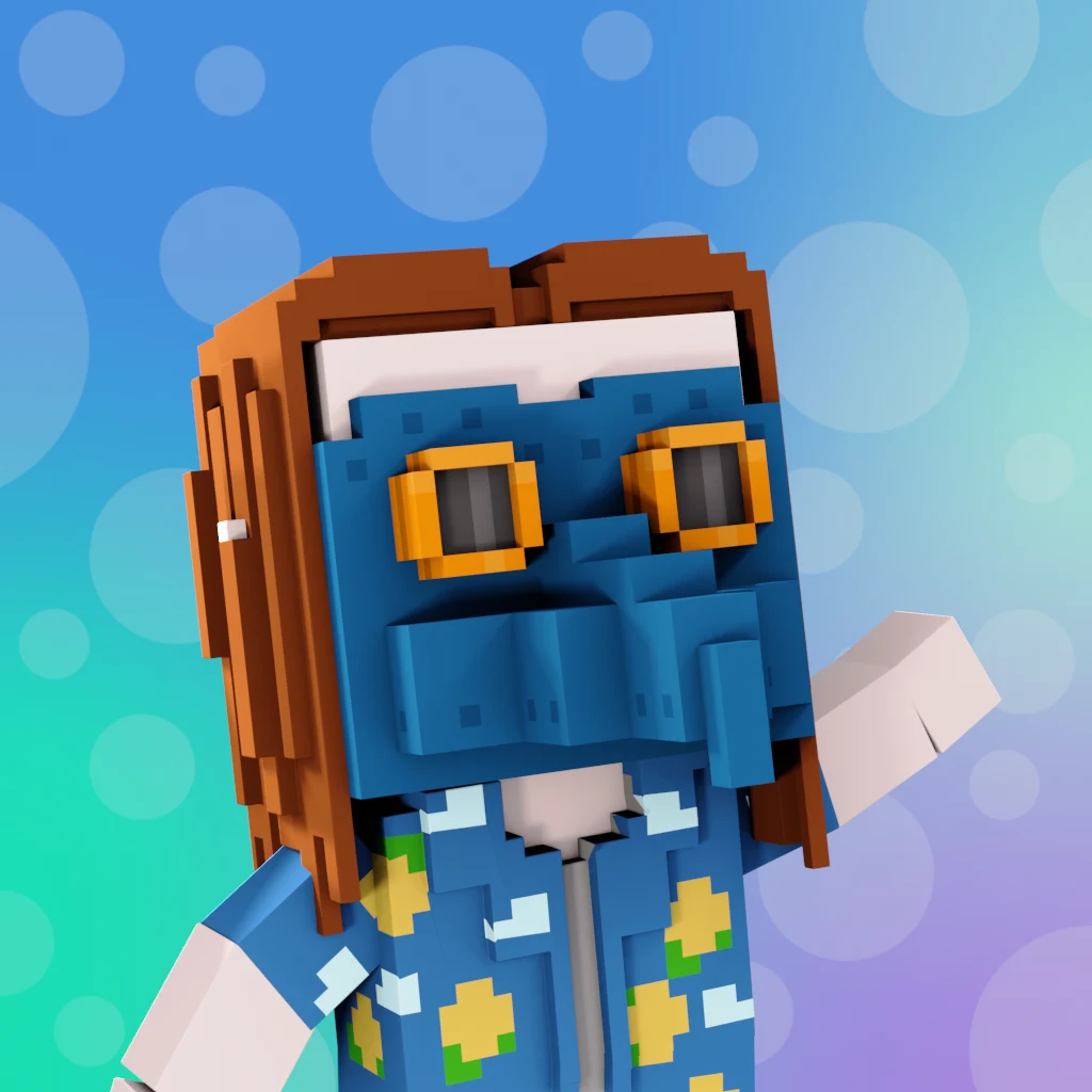 Pirate #3637 voxel render