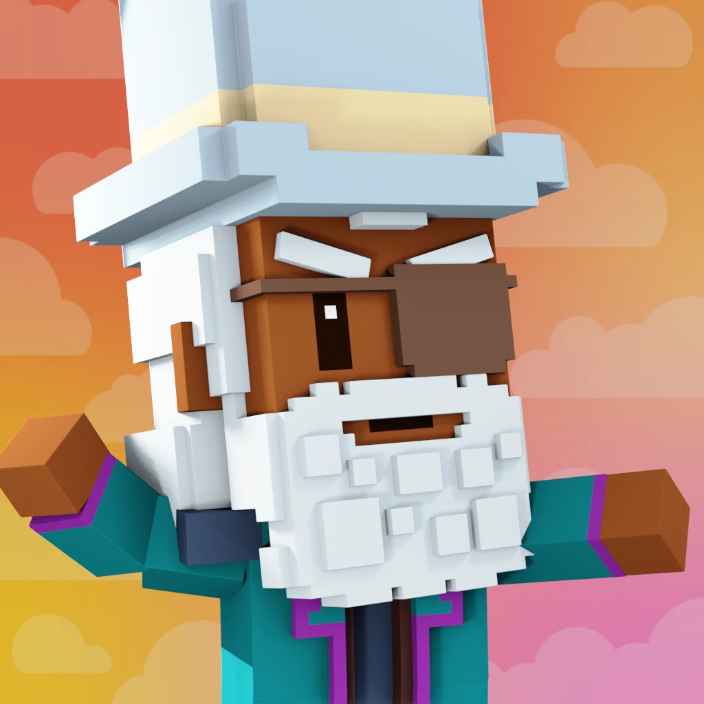 Pirate #3638 voxel render