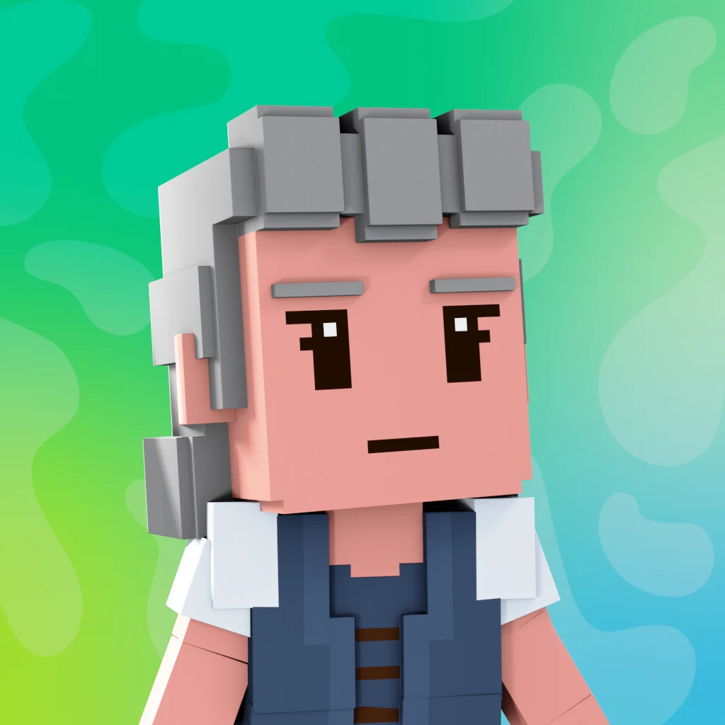 Pirate #364 voxel render