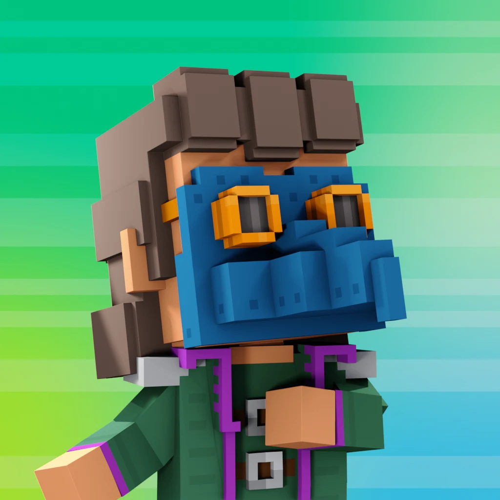 Pirate #3641 voxel render