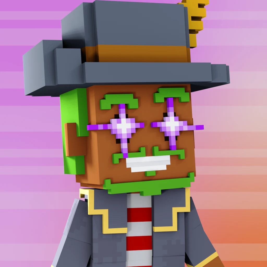 Pirate #3642 voxel render