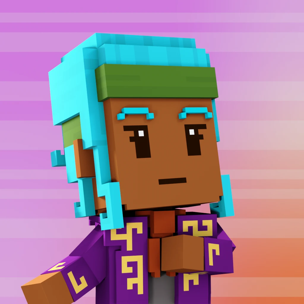 Pirate #3643 voxel render