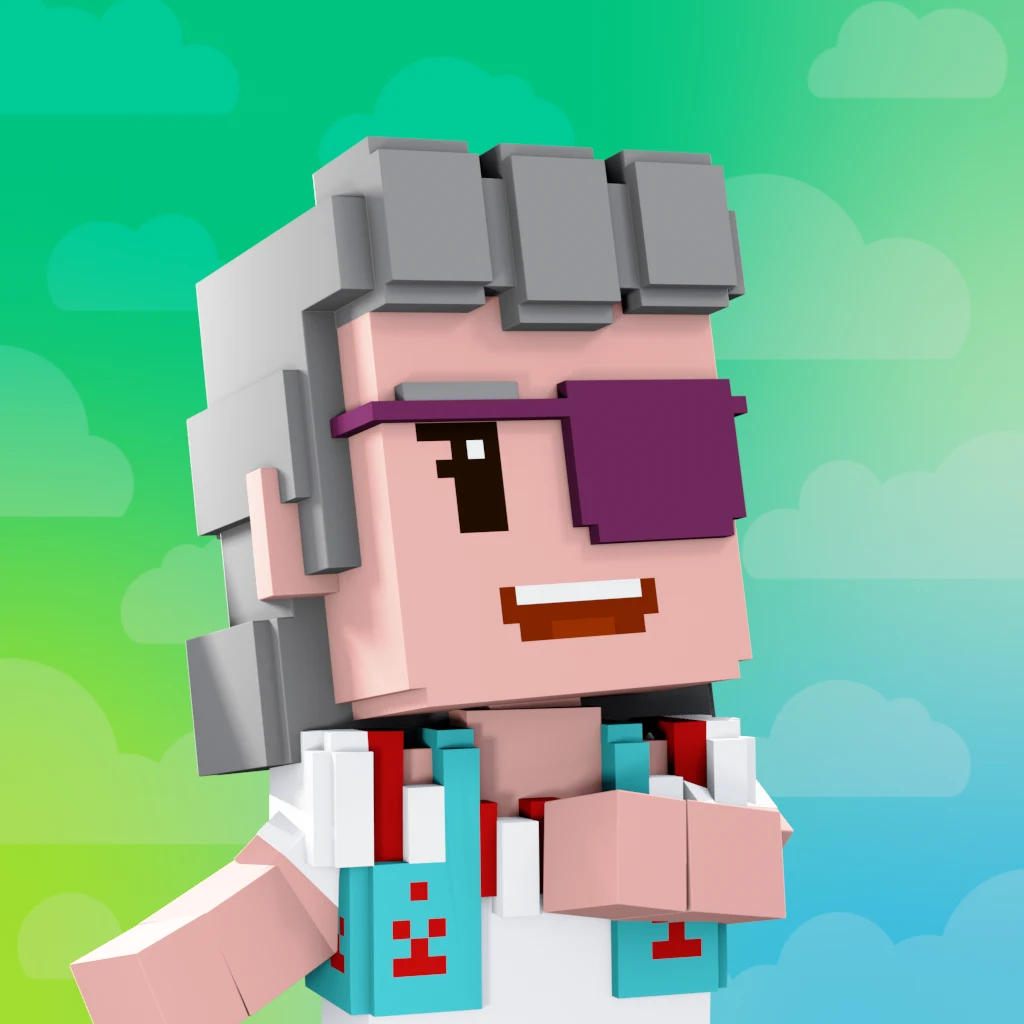 Pirate #3647 voxel render