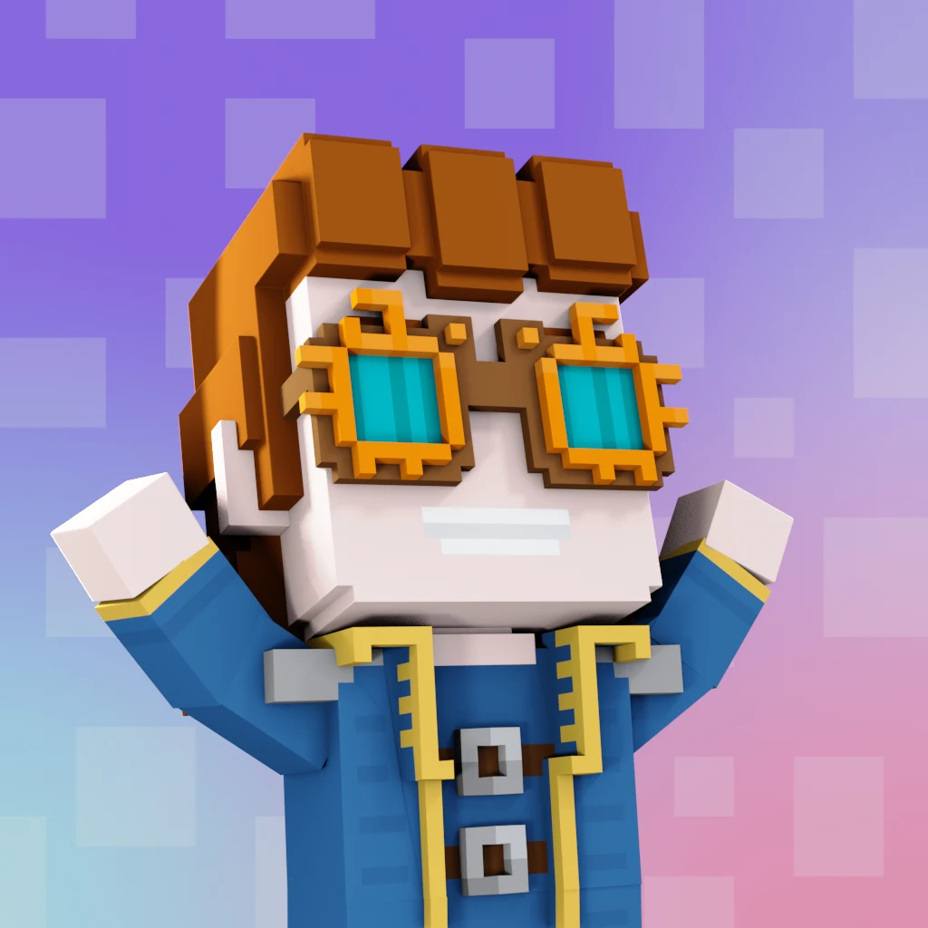 Pirate #3648 voxel render