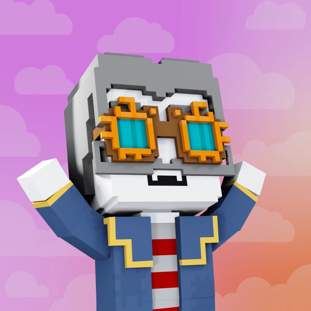 Pirate #3649 voxel render