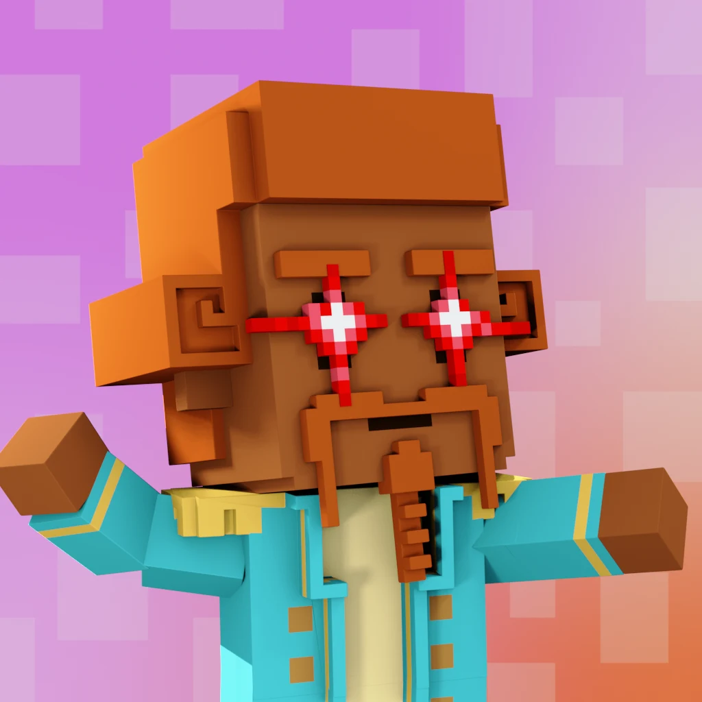 Pirate #365 voxel render