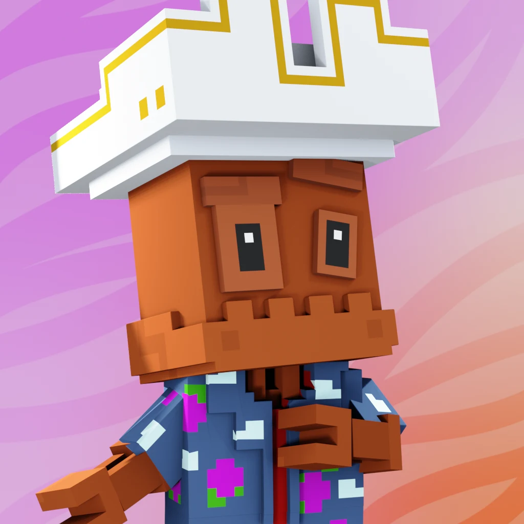 Pirate #3650 voxel render
