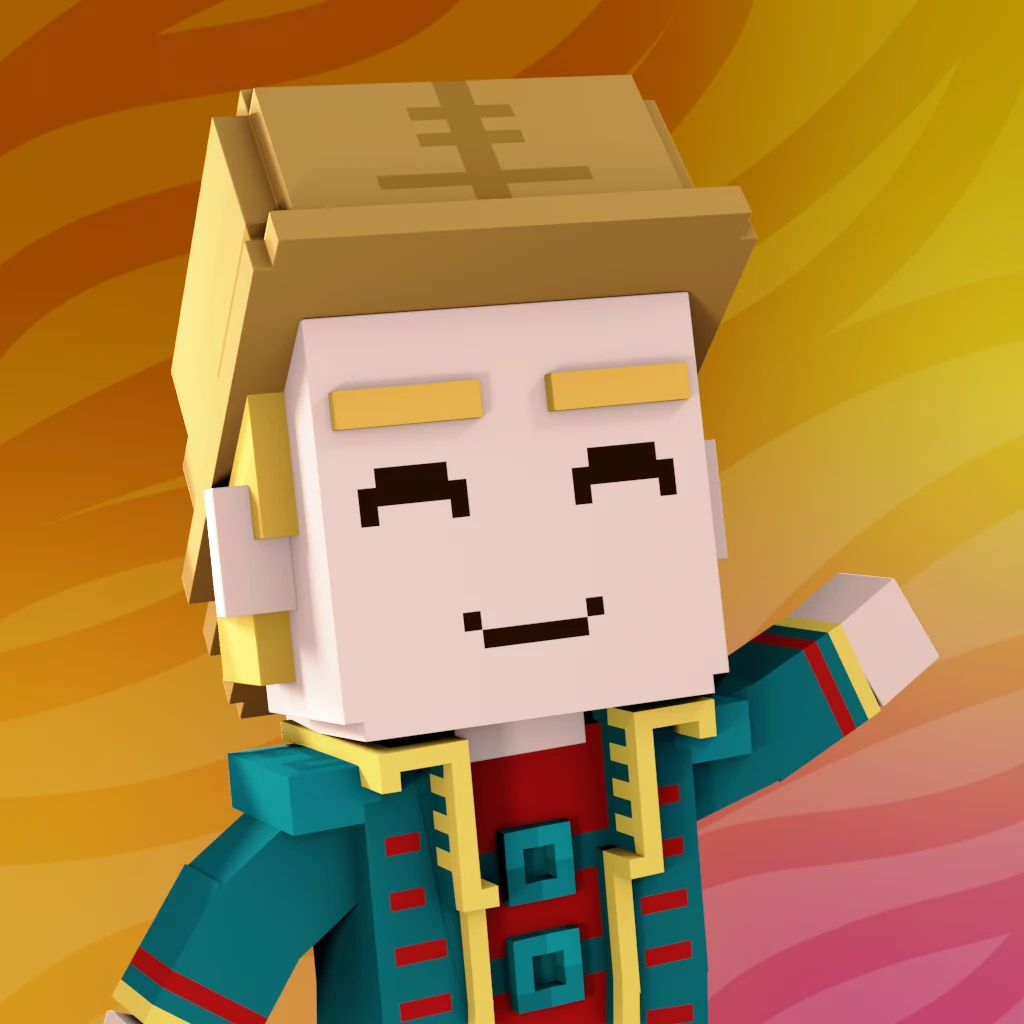 Pirate #3651 voxel render
