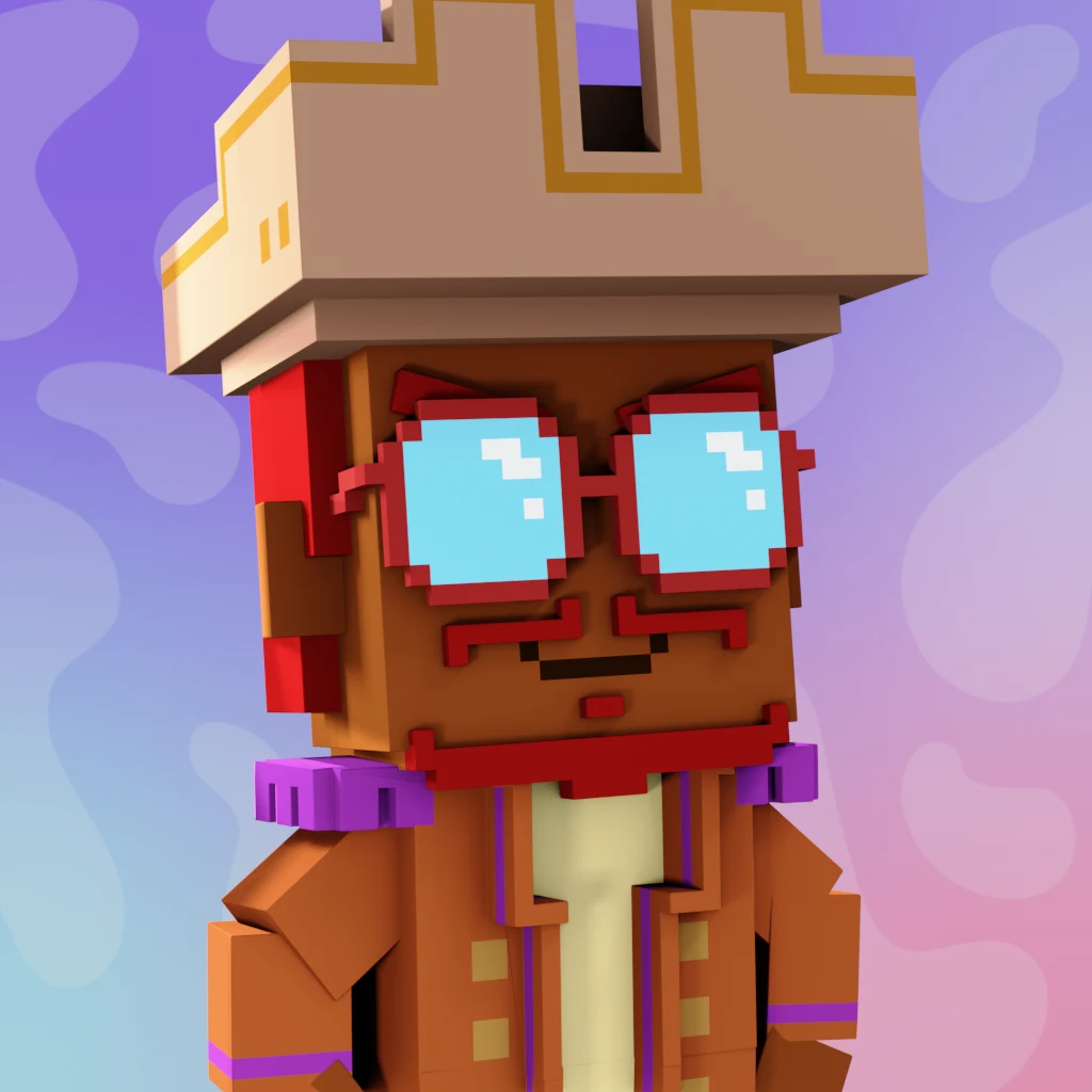 Pirate #3652 voxel render