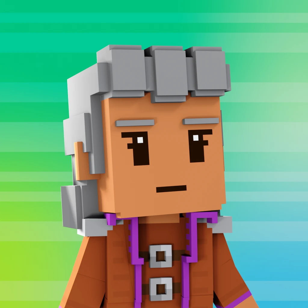 Pirate #3656 voxel render
