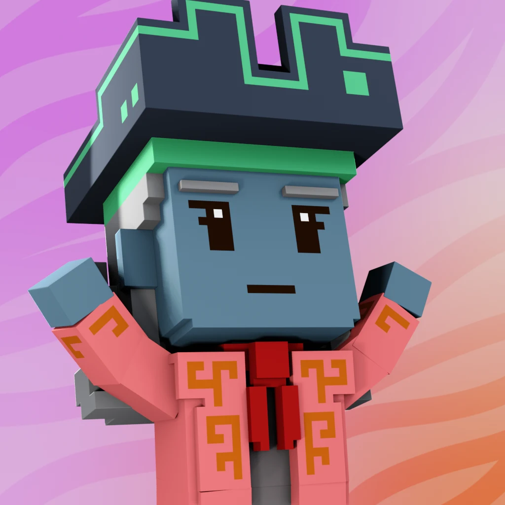 Pirate #3657 voxel render