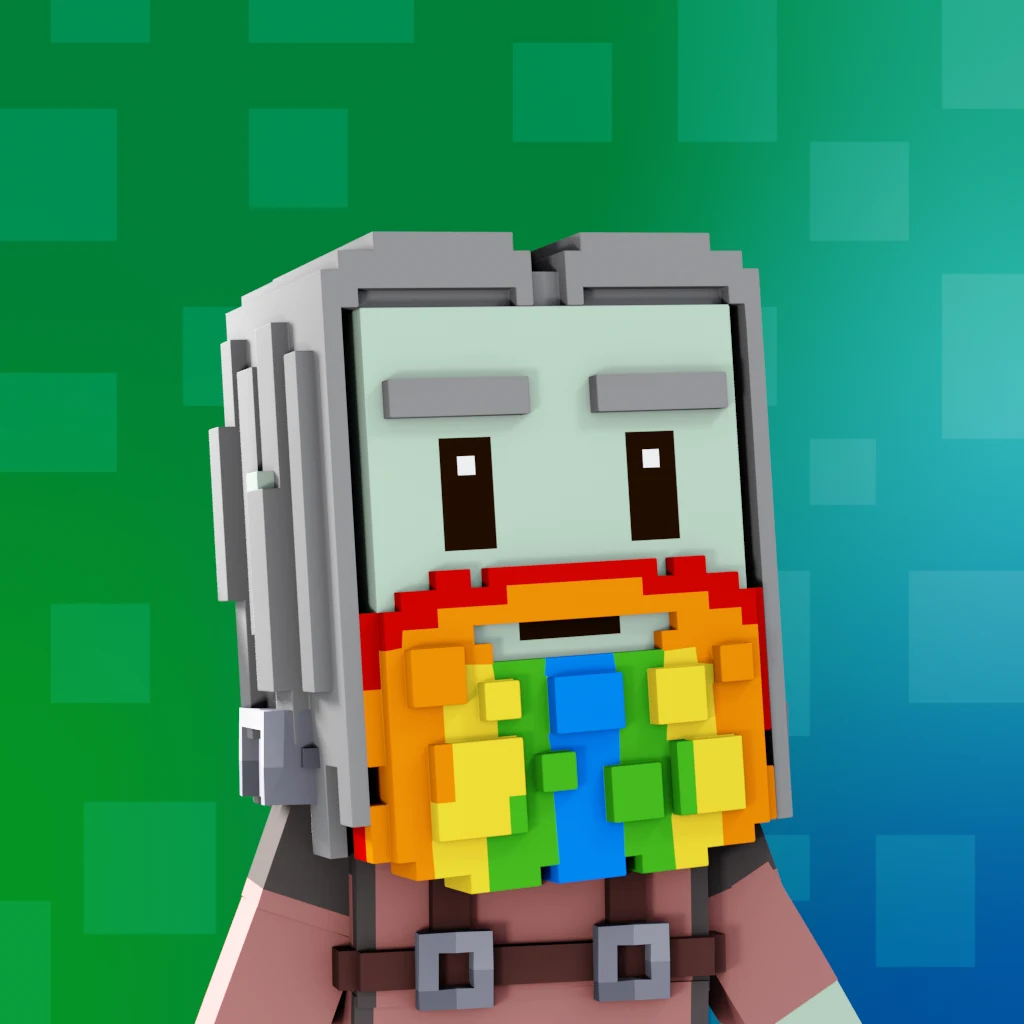 Pirate #366 voxel render