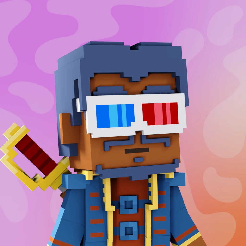 Pirate #3660 voxel render