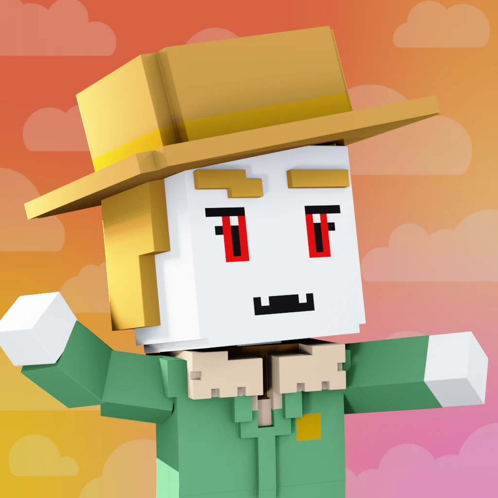 Pirate #3661 voxel render