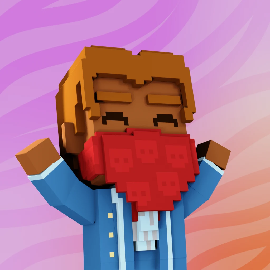 Pirate #3662 voxel render