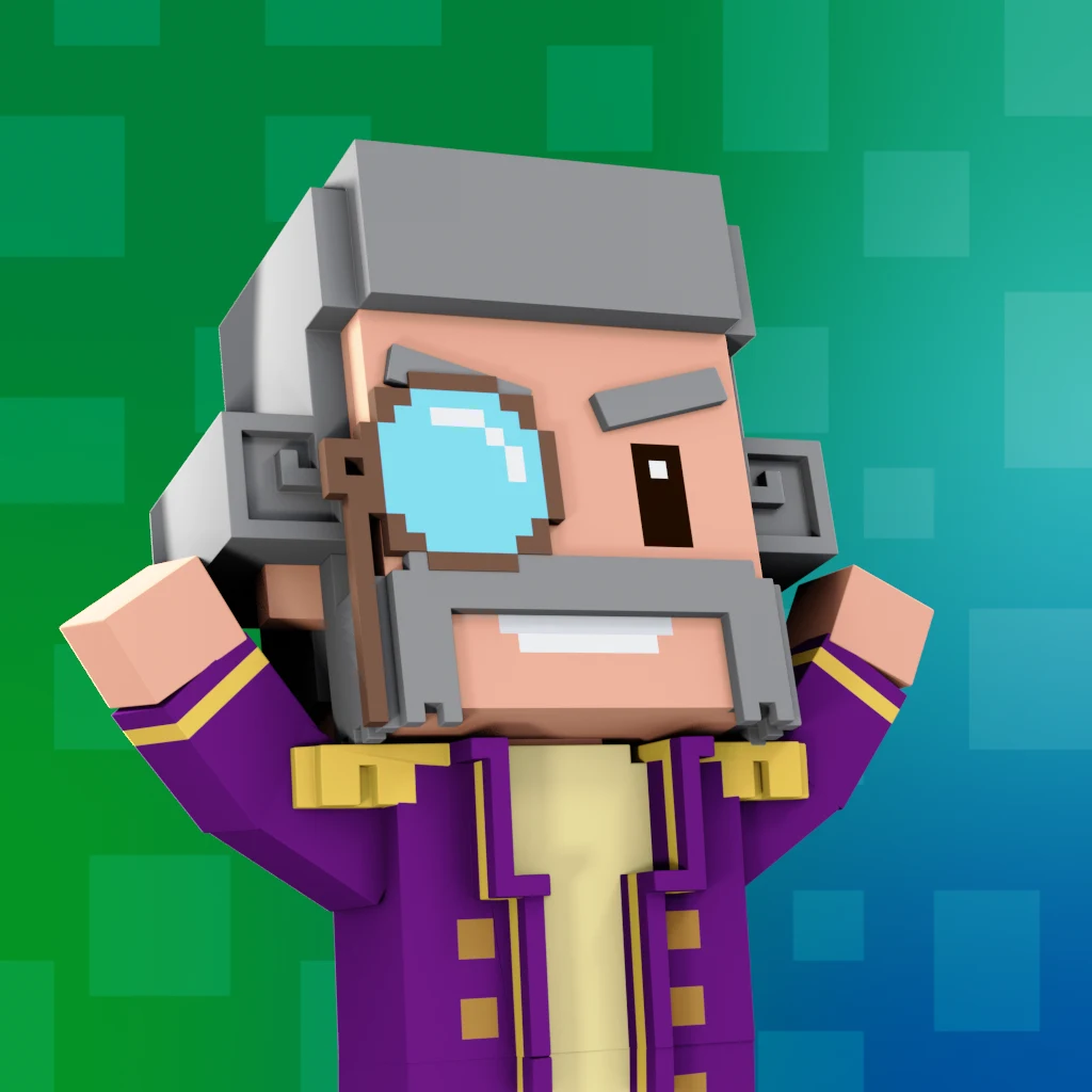 Pirate #3663 voxel render
