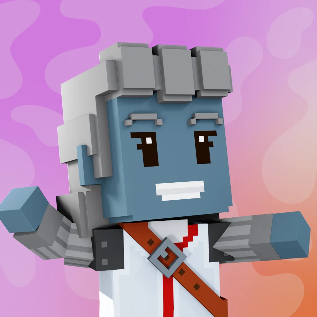 Pirate #3668 voxel render