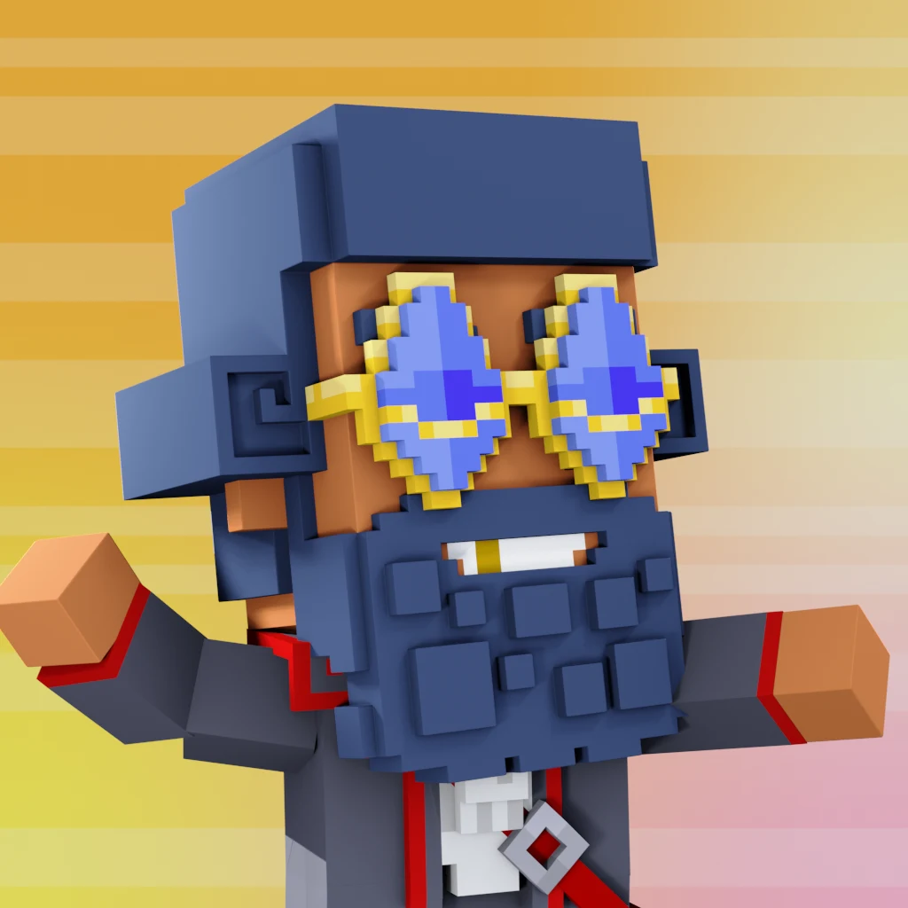 Pirate #3669 voxel render