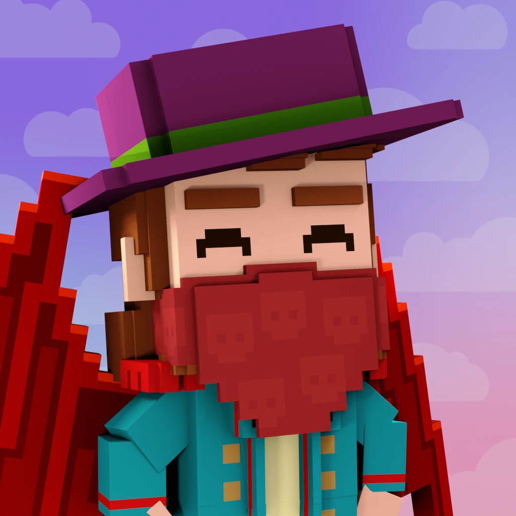 Pirate #3673 voxel render