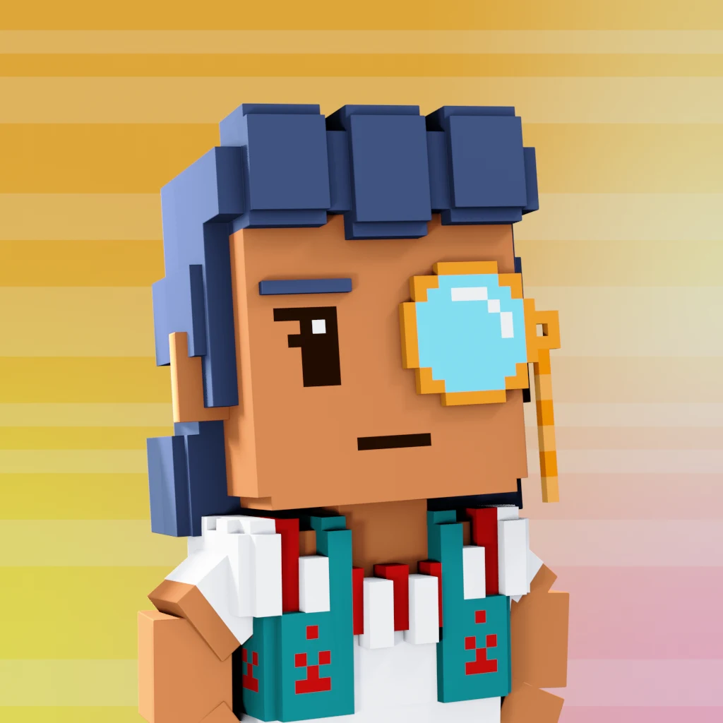 Pirate #3674 voxel render
