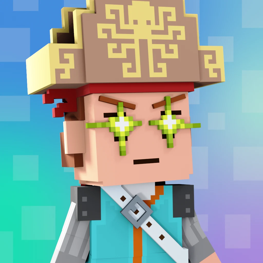 Pirate #3676 voxel render