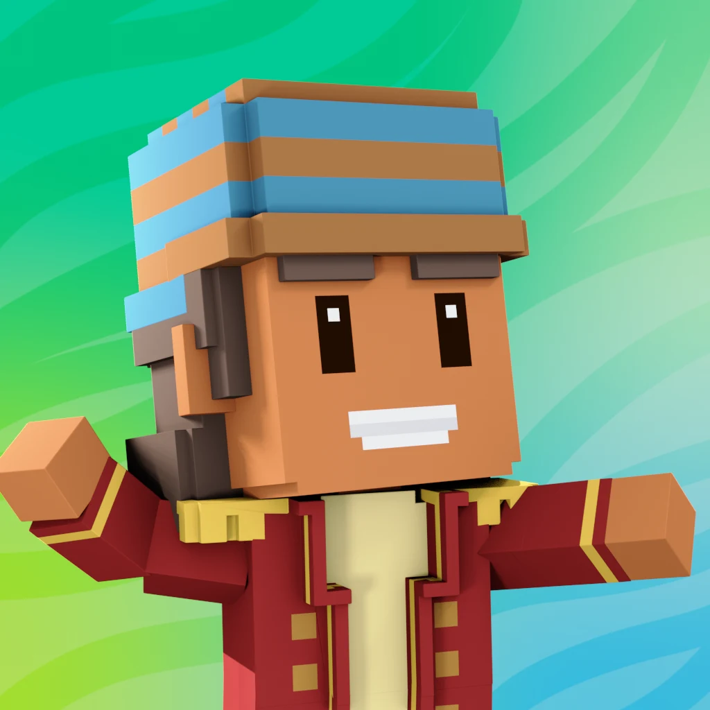 Pirate #3678 voxel render