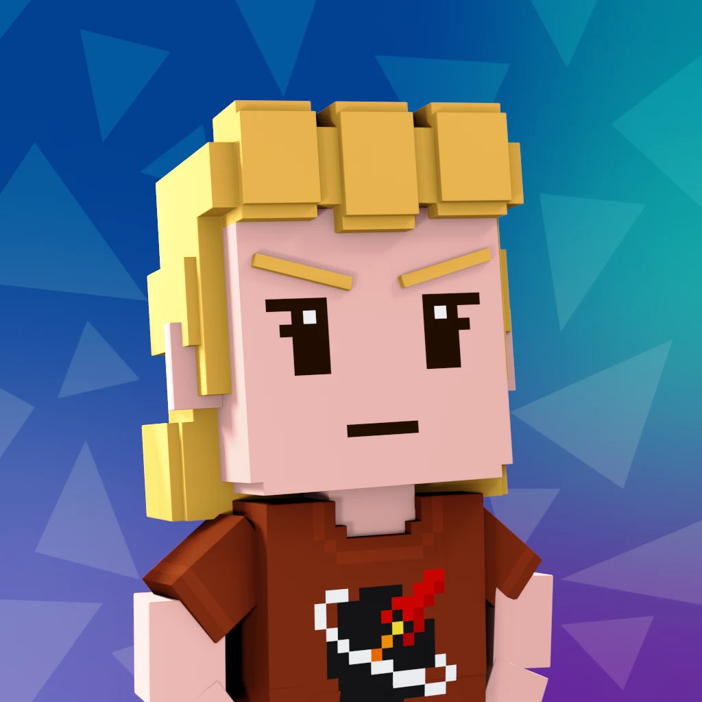 Pirate #3681 voxel render