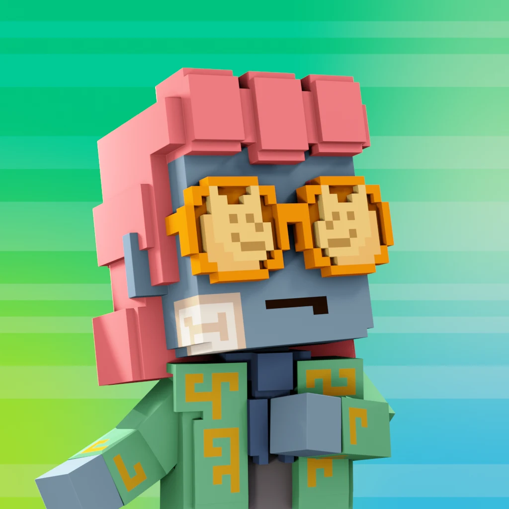 Pirate #3684 voxel render