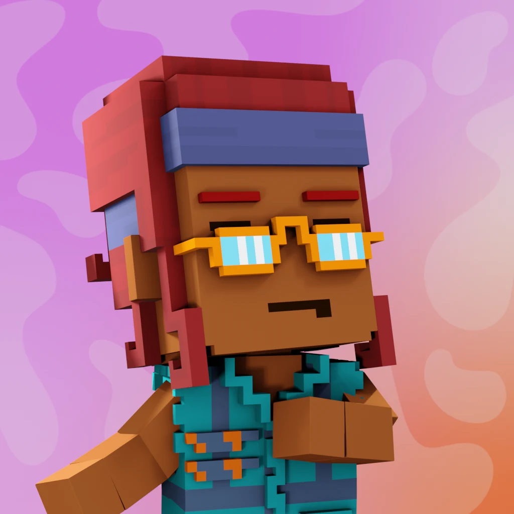 Pirate #3685 voxel render