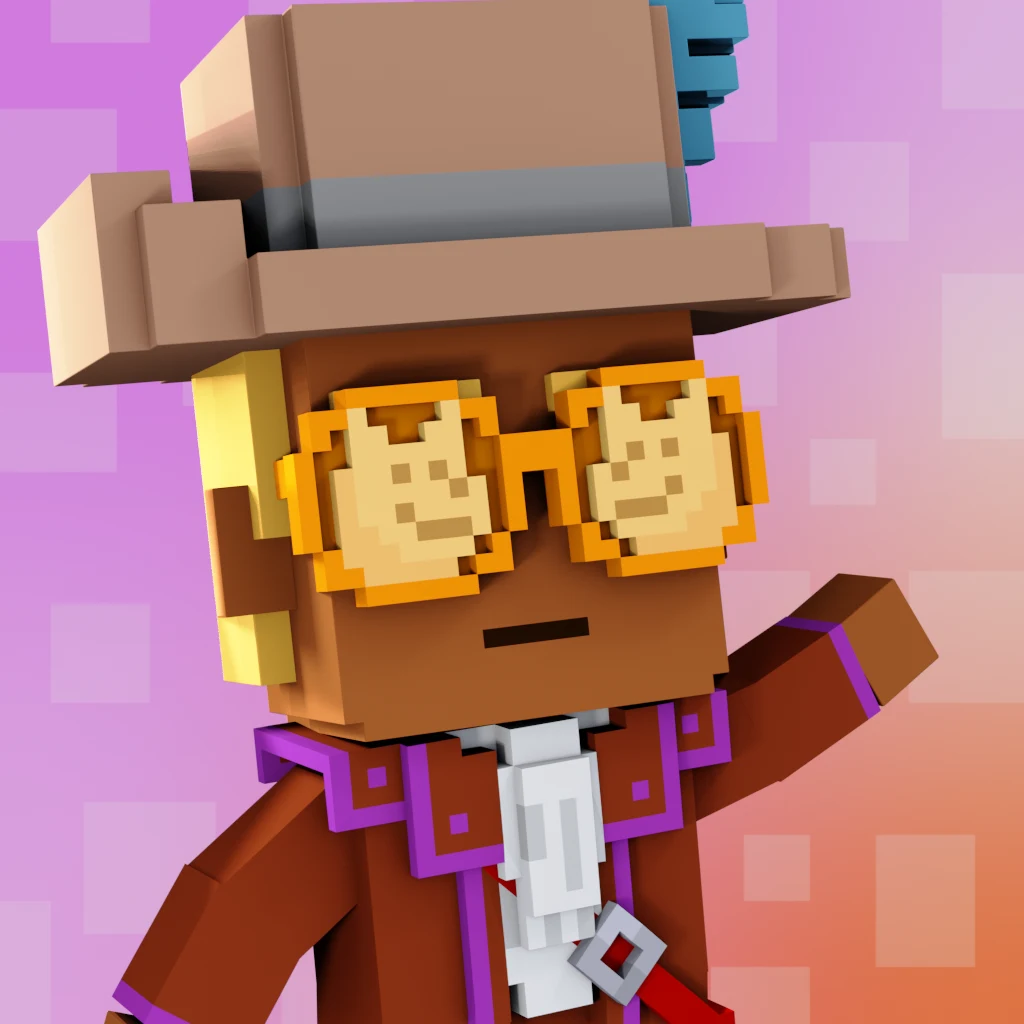 Pirate #3686 voxel render