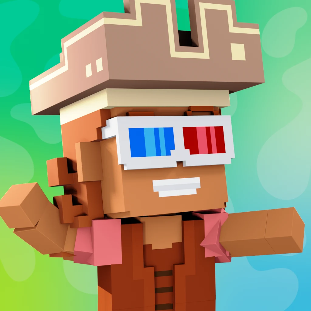 Pirate #3691 voxel render