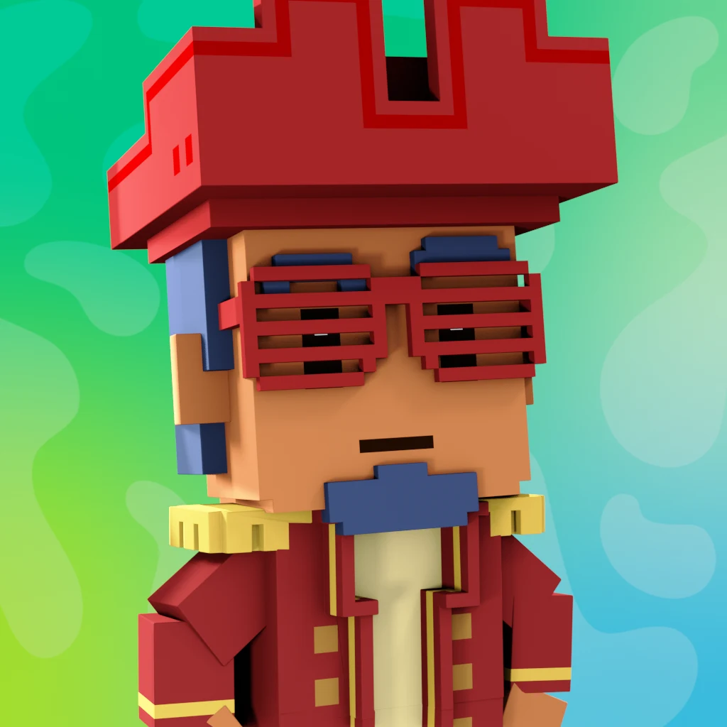 Pirate #3692 voxel render