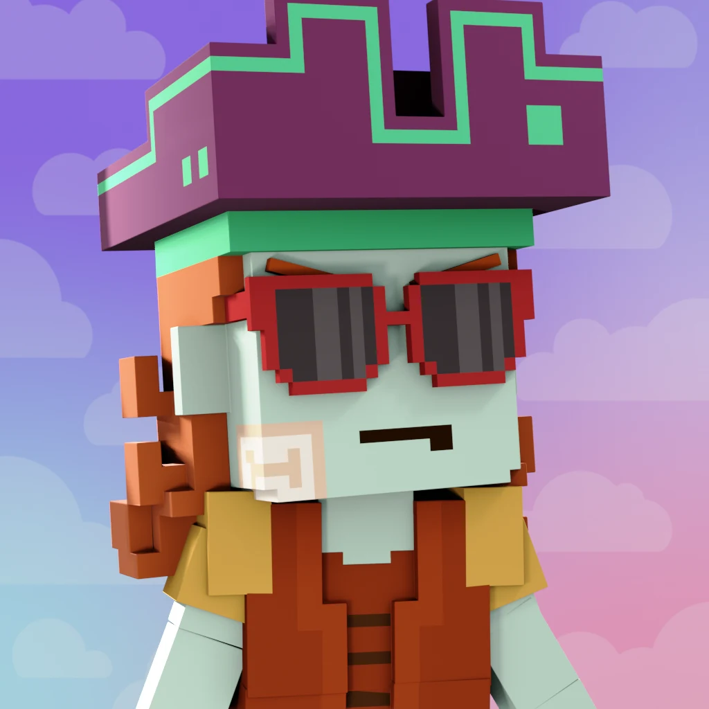 Pirate #3693 voxel render