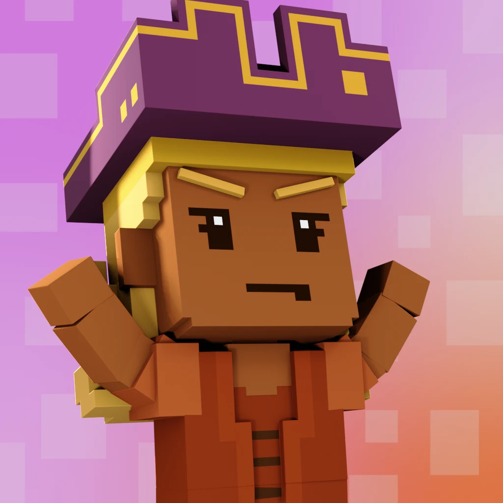 Pirate #3695 voxel render
