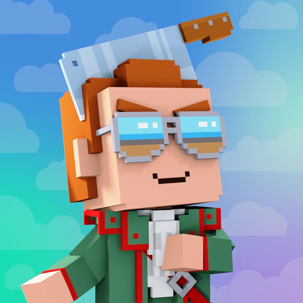 Pirate #3696 voxel render