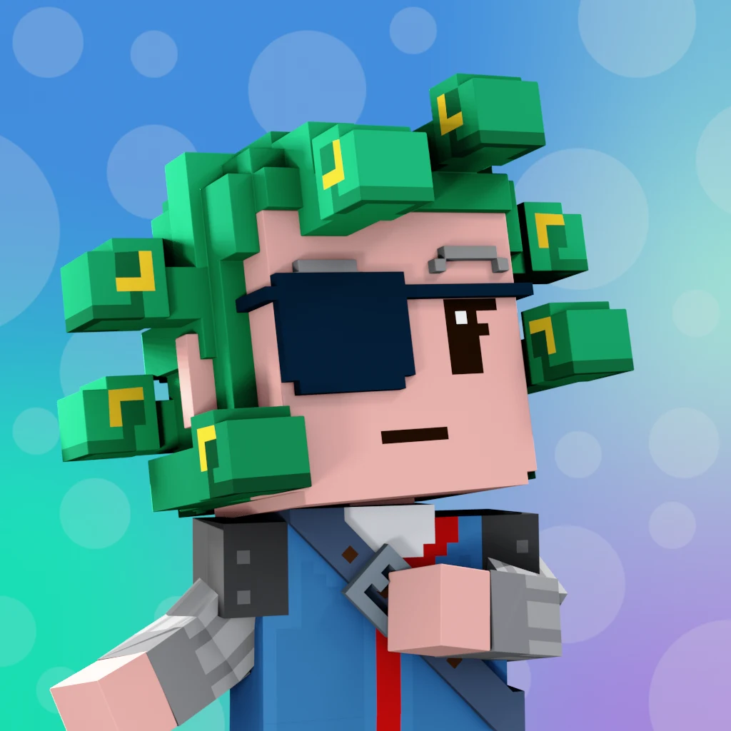 Pirate #3697 voxel render
